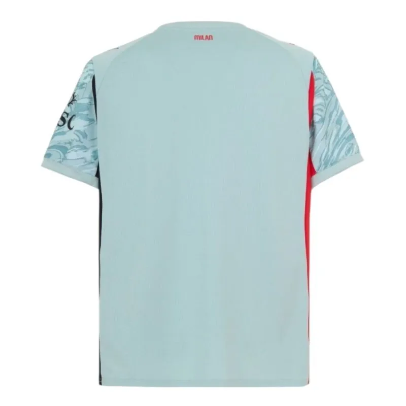 AC Mailand 2025/26 Heim-Kinder Torwarttrikot + Shorts - Blau