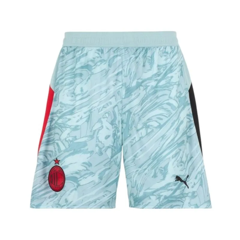 AC Mailand 2025/26 Heim-Kinder Torwarttrikot + Shorts - Blau