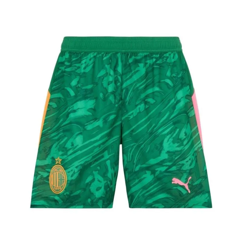 AC Milan 2025/26 Third Kids' Goalkeeper Jersey + Shorts - Green