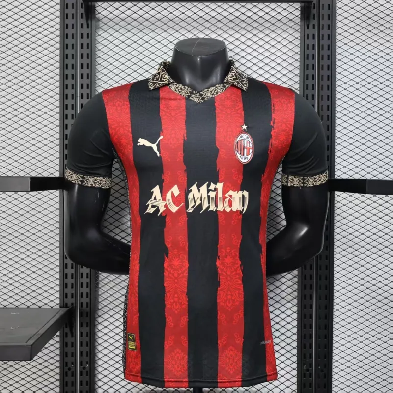AC Milan 2025/26 Special Edition Player Jersey - Red/Black