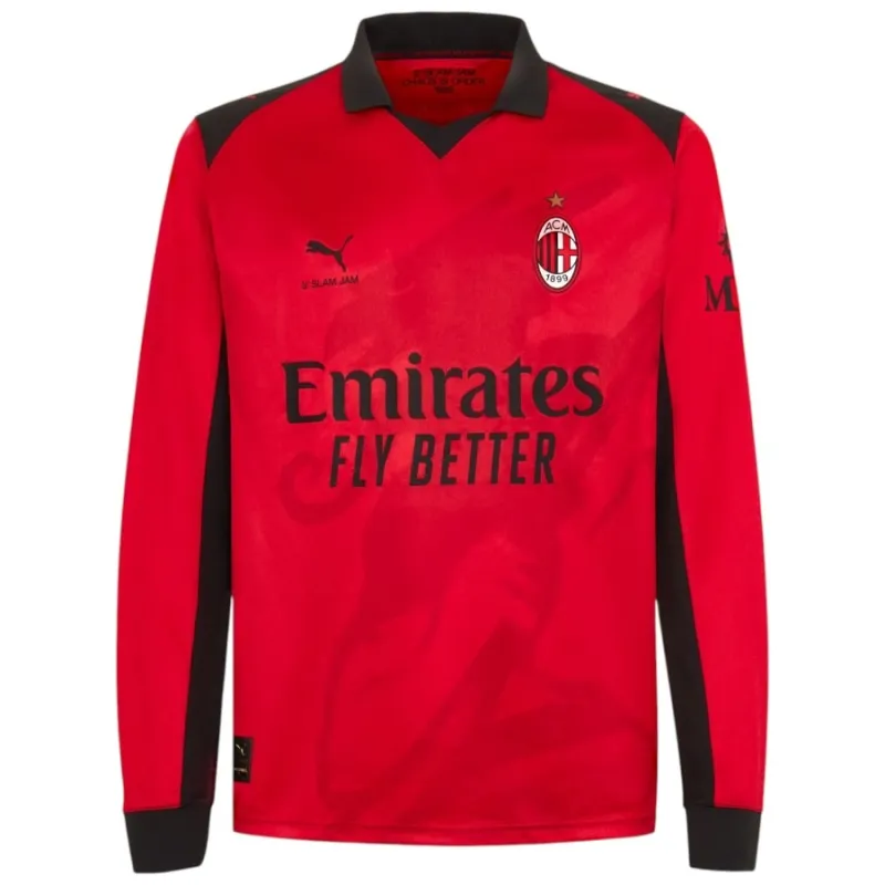 AC Milan SLAM JAM 2026/27 Fourth Long Sleeve Jersey Red