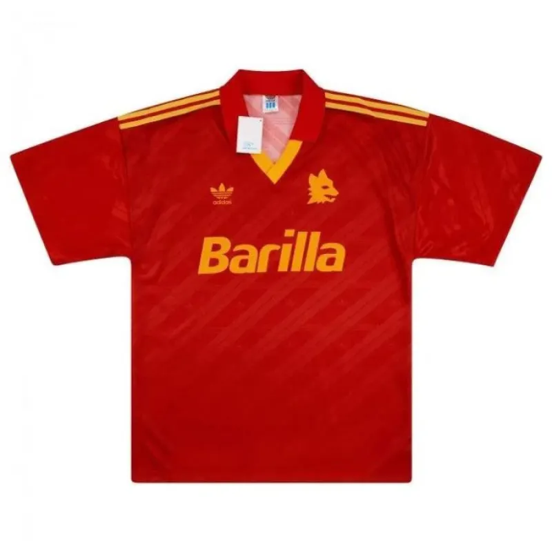 AS Roma 1992-94 Retro Home Jersey - Red