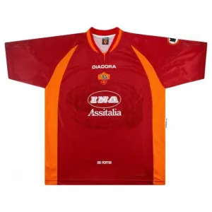 AS Roma 1997/98 Retro Home Jersey - Red
