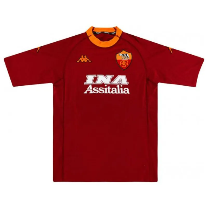 AS Roma TOTTI 2000/01 Retro Home Jersey - Red
