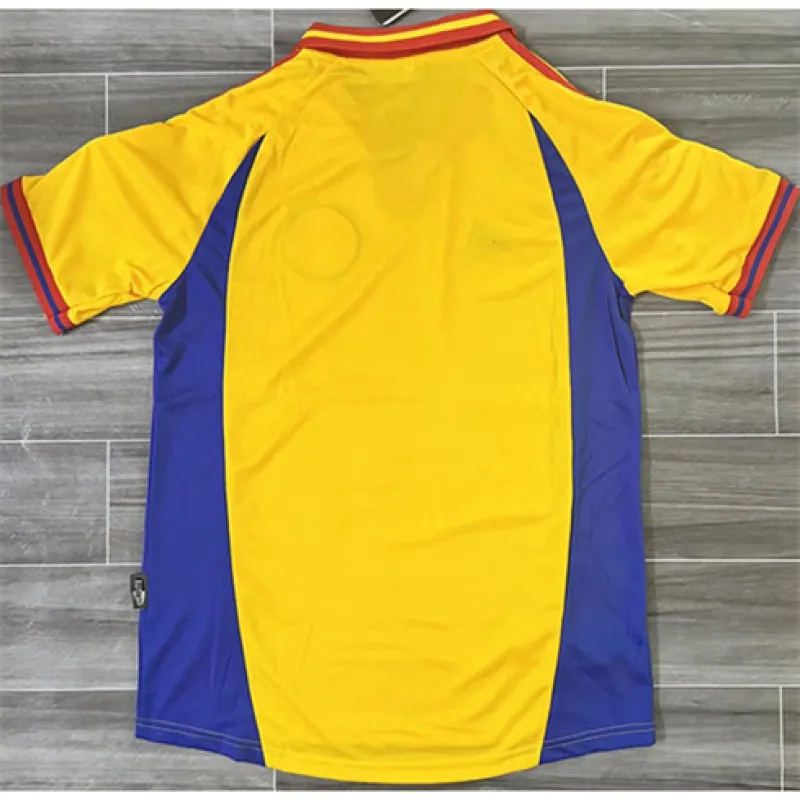 AS Roma 2000 Home Retro Jersey - Yellow