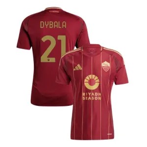 Paulo Dybala AS Roma 2024/25 Home Jersey - Burgundy