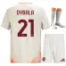 Dybala AS Roma 2024/25 Away Kids Jersey Set - White