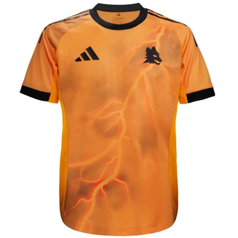 AS Roma Maillot Extérieur Enfant 2025/26 - Orange