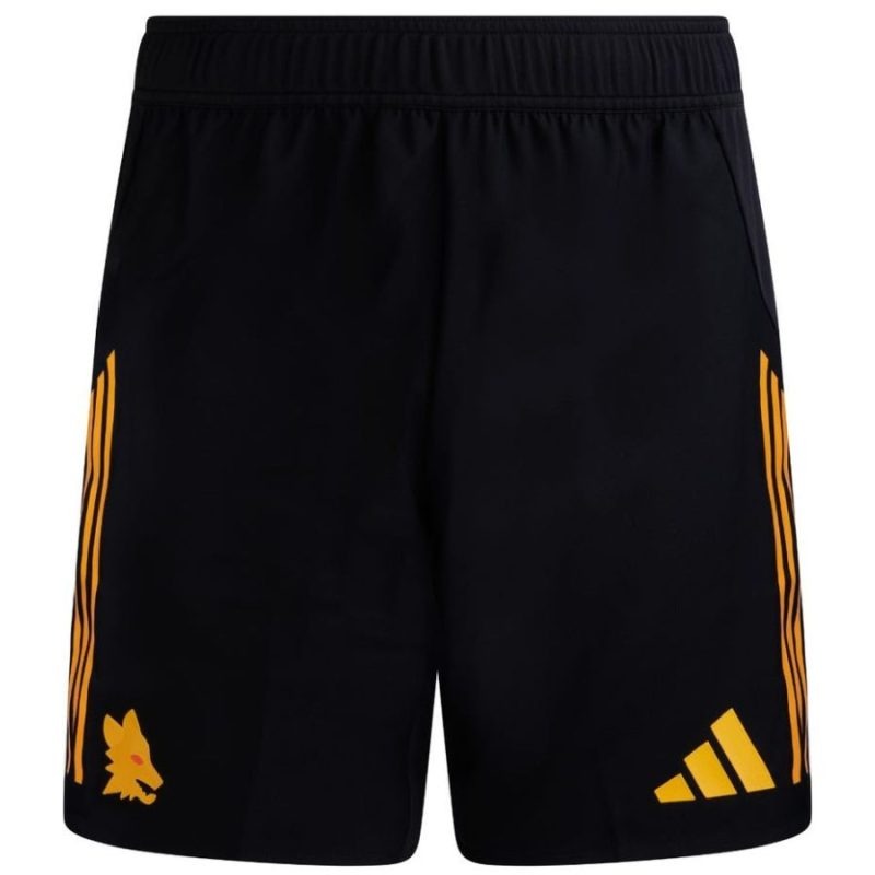 AS Roma 2025/26 Away Shorts - Black