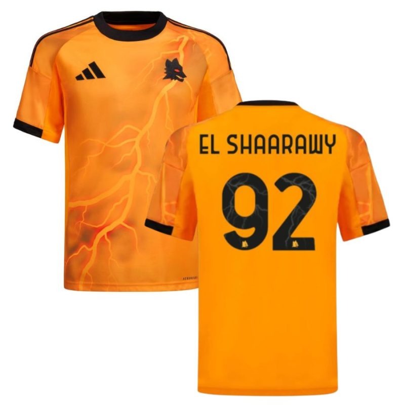 AS Roma EL SHAARAWY 2025/26 Away Jersey - Orange