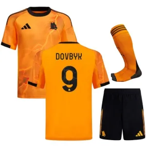 AS Roma DOVBYK Kit Bambino Trasferta 2025/26 - Arancione