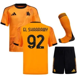 AS Roma EL SHAARAWY Kit Bambino Trasferta 2025/26 - Arancione