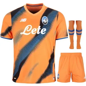 Set Maglia Third per Bambini dell'Atalanta BC 2025/26 - Arancione