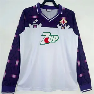 Maglia long sleeve retro fuori sede di Fiorentina 1992-93 - Bianca