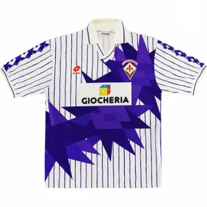 Maglia retro di trasferta di Fiorentina 1991/92 - Bianca