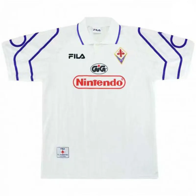 Fiorentina 1997/98 Away Retro Jersey - White