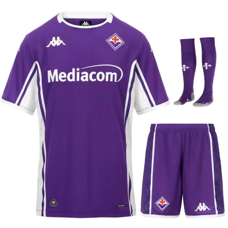 Fiorentina 2025/26 Home Kids Kit Jersey - Purple
