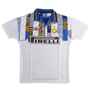 Inter Milan 1995/96 Retro Away Jersey - White