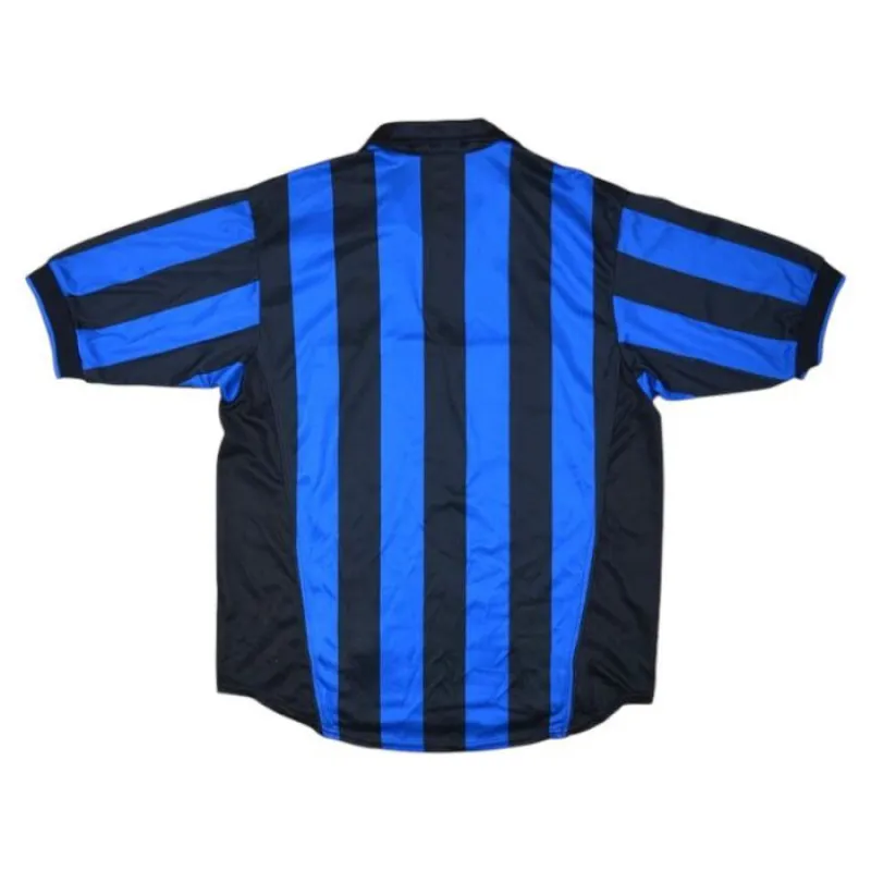 Inter Milan 1998/99 Retro Home Jersey - Blue/Black