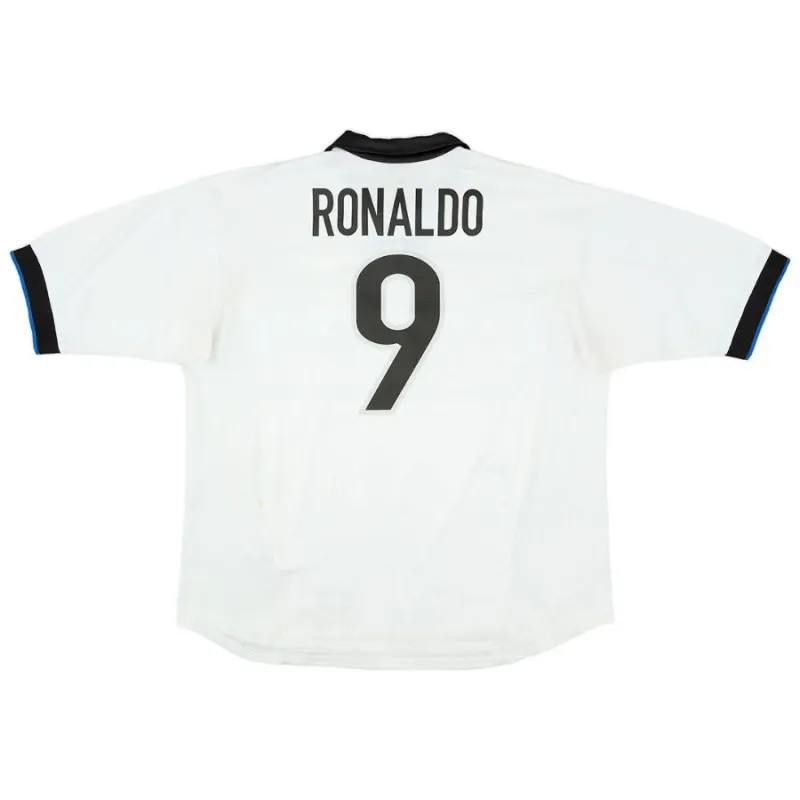 Inter Milan RONALDO 1998/99 Retro Away Jersey - White