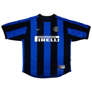 Inter Milan 1999/2000 Retro Home Jersey - Blue/Black