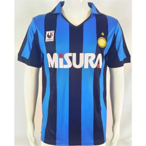 Inter Milan 1990/91 retro home jersey - blue