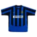 Inter Mailand ADRIANO 2003/04 Retro-Heimtrikot - Blau/Schwarz