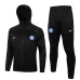 Inter Milan 2024/25 Kinder-Hooded-Sportjacke - schwarz
