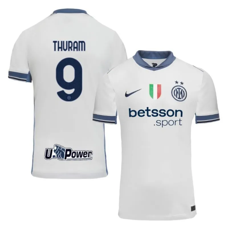 Marcus Thuram's Inter Milan 2024/25 Away Jersey - White