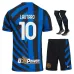 Lautaros Inter Mailand 2024/25 Heim - Kinder - Kit - Blau
