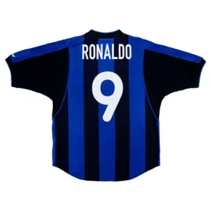Ronaldo Inter Milan 2000/01 Retro Home Jersey - Blue