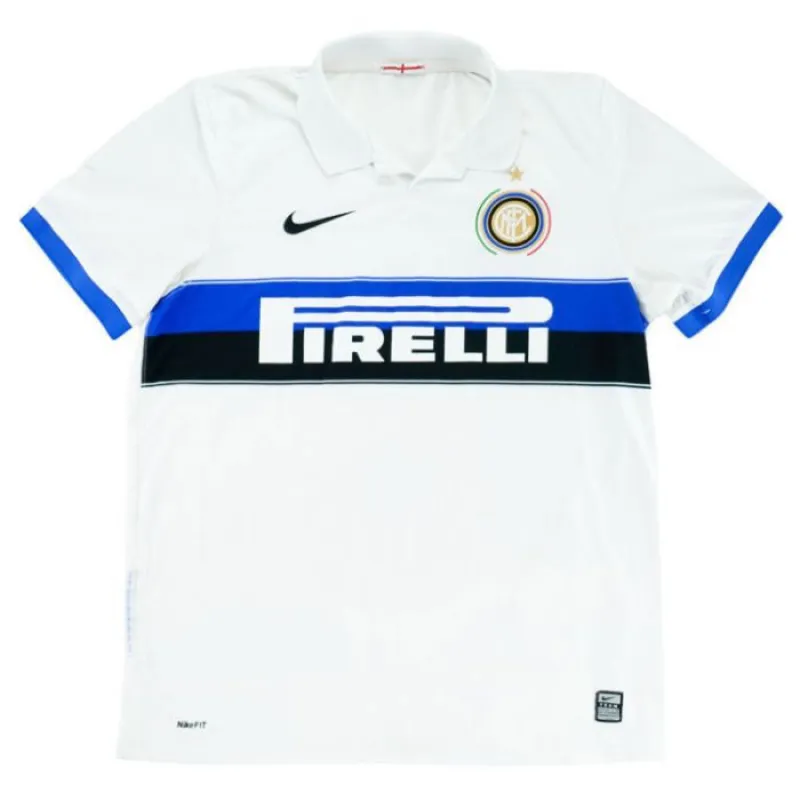 Inter Milan 2009/10 Maillot extérieur rétro - Blanc