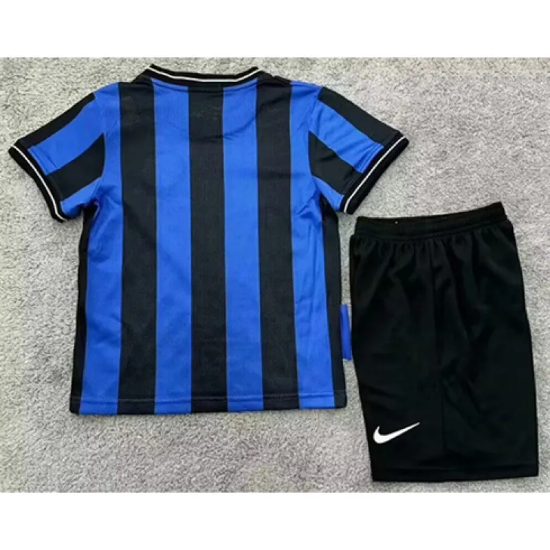 Inter Milan 2010/11 retro children's home jersey - blue