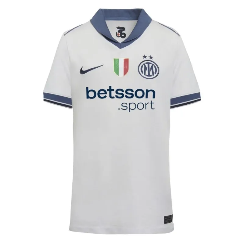 Inter Milan 2024/25 Kinder Auswärtstrikot - weiß