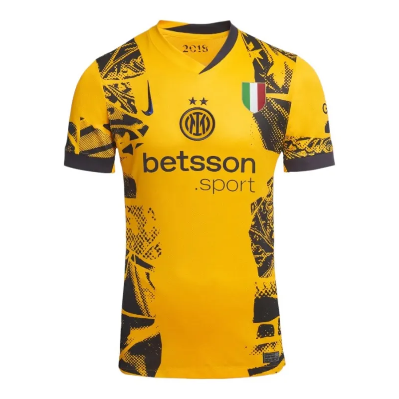 Inter Milan 2024/25 Kinder Dritttrikot - gelb
