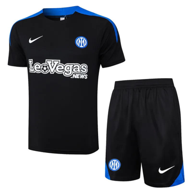Short et maillot d'entraînement de l'Inter Milan 2024/25 - noir