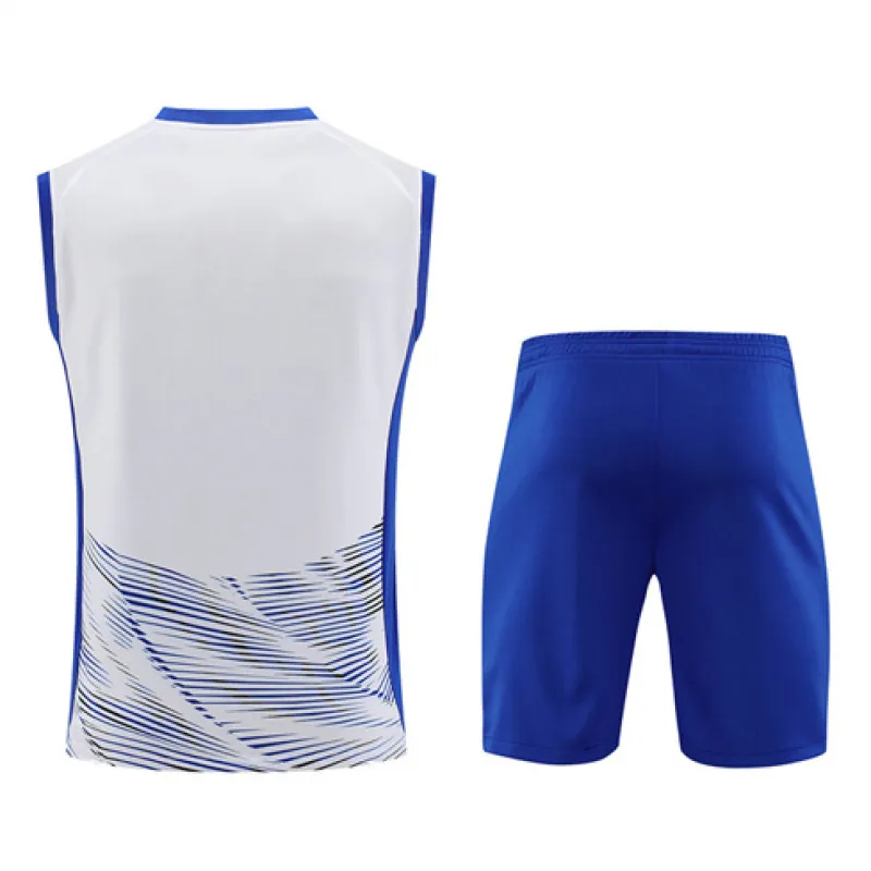 Inter Milan 2024/25 Trainingsanzugshose und -westen - weiß