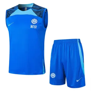 Inter Milan 2024/25 training set shorts and vest - wholesale - blue