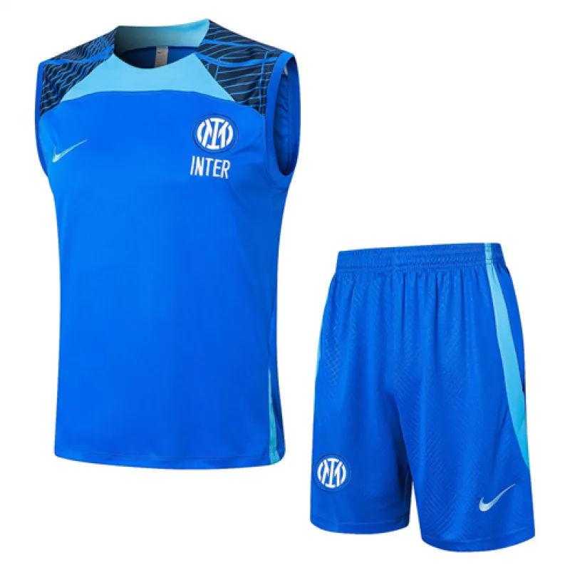 Inter Milan 2024/25 Trainingsanzugshose und -westen - Großhandel - blau