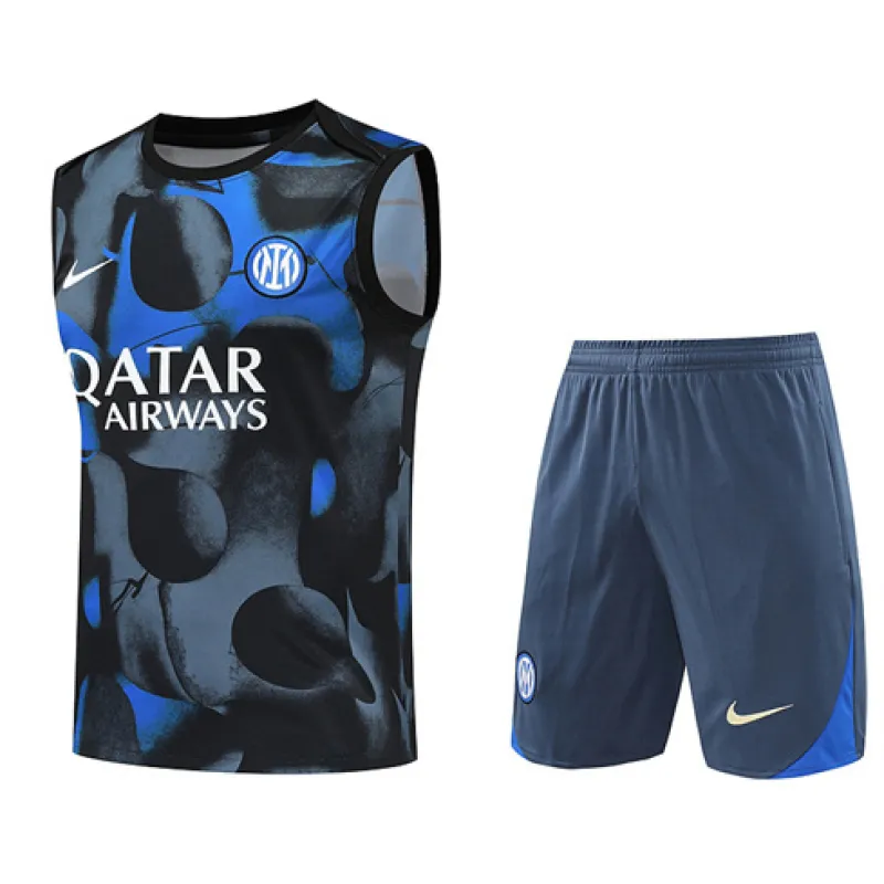 Inter Milan 2024/25 training set shorts and vest - wholesale - grey