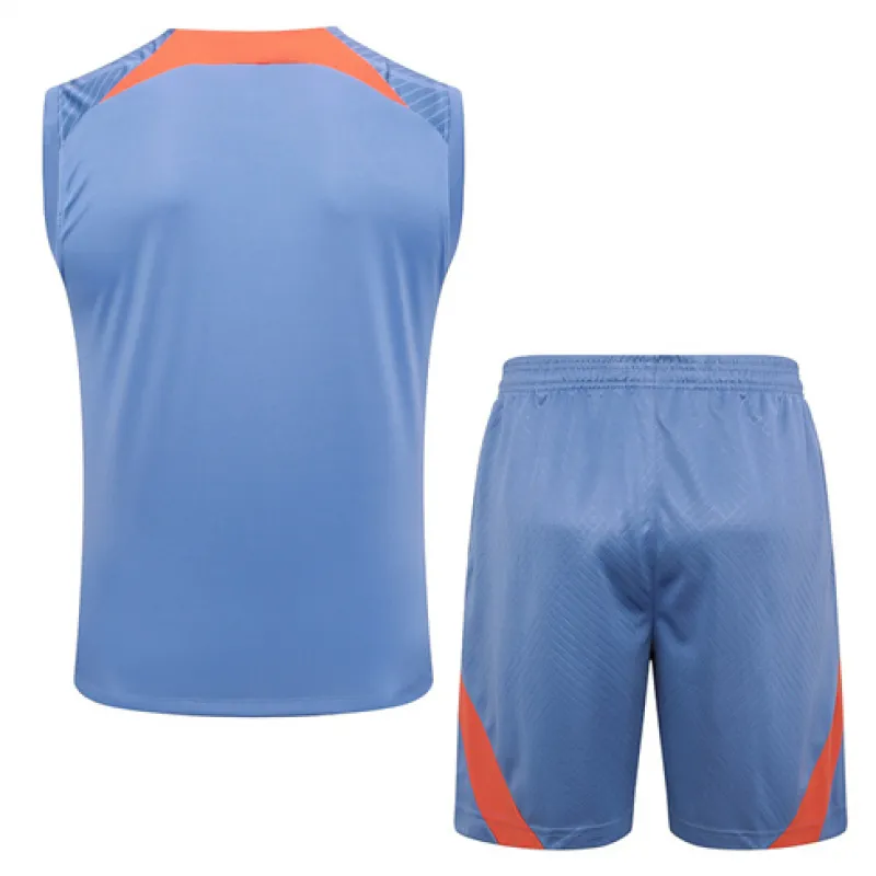 Inter Milan 2024/25 Ensemble d’Entraînement Sans Manches Gris