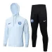 Veste de sport à capuche de l'Inter Milan 2024/25 - Gris clair