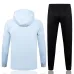 Veste de sport à capuche de l'Inter Milan 2024/25 - Gris clair