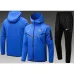 Veste de sport à capuche de l'Inter Milan 2024/25 - Bleu