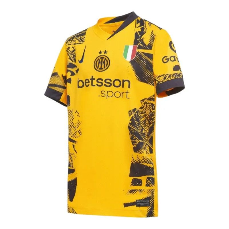 Inter Mailand 2024/25 Drittes Kinder-Trikot - Gelb
