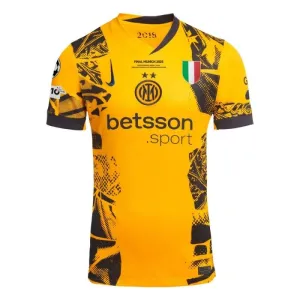 Inter Milan 2025 UEFA Champions League Final Third Kit - Player Version - Yellow