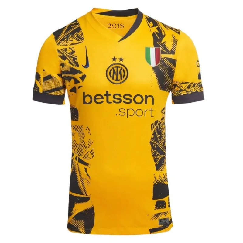 Denzel Dumfries, Inter Milan 2024/25 Third Jersey - Yellow