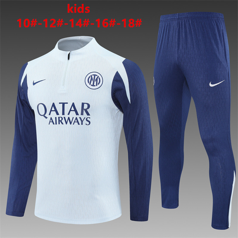 Inter Milan 2025/26 Ensemble Sport Enfant Blanc
