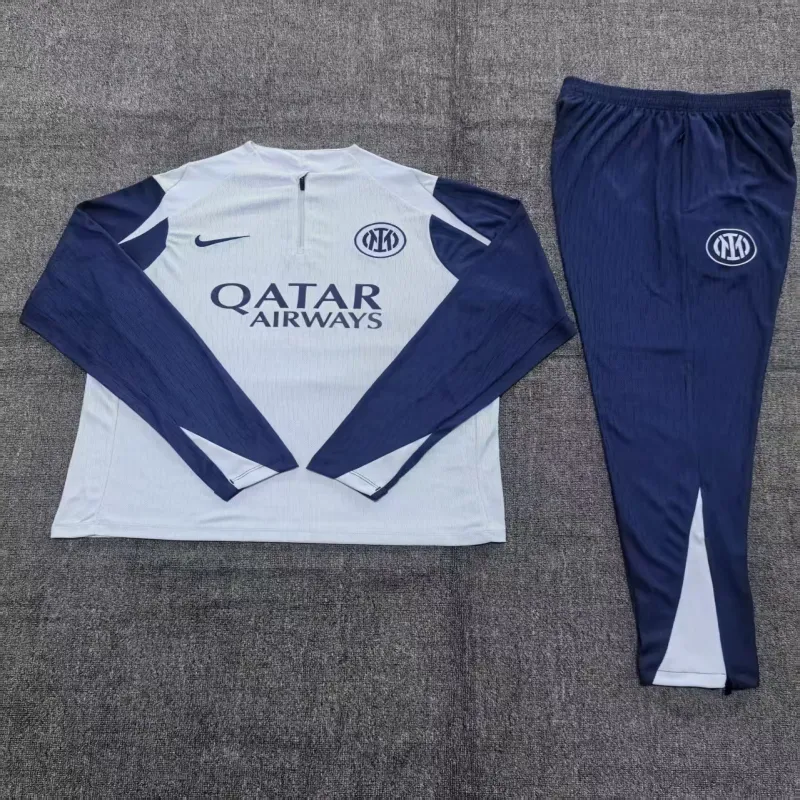 Inter Milan 2025/26 Ensemble Sport Enfant Blanc