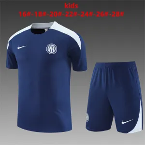 Inter Milan 2025/26 Kids Training Set blue